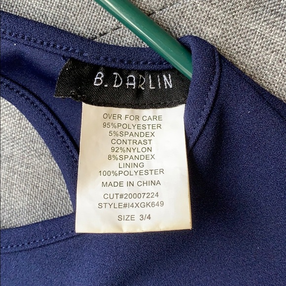 Navy Blue Dress - Picture 5 of 5